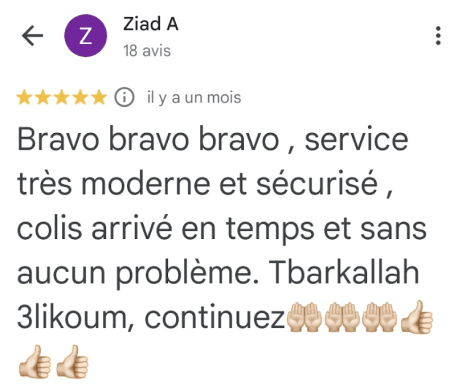 SmartColis review client 2