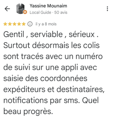 SmartColis review client 3